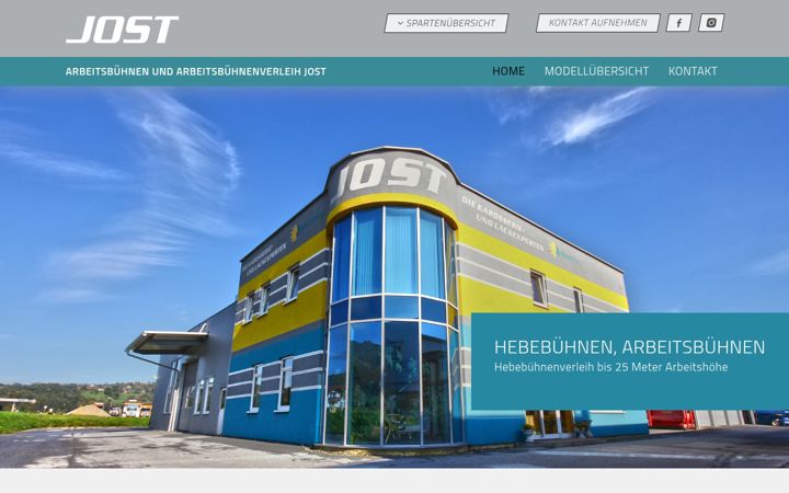 Screenshot of arbeitsbuehnen-hebebuehnen.at