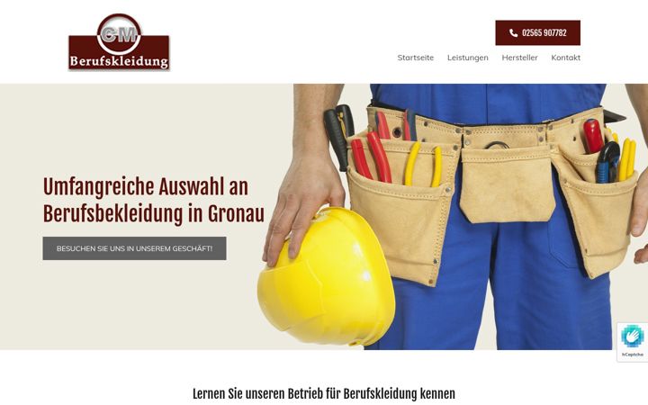 Screenshot of arbeitskittel.de