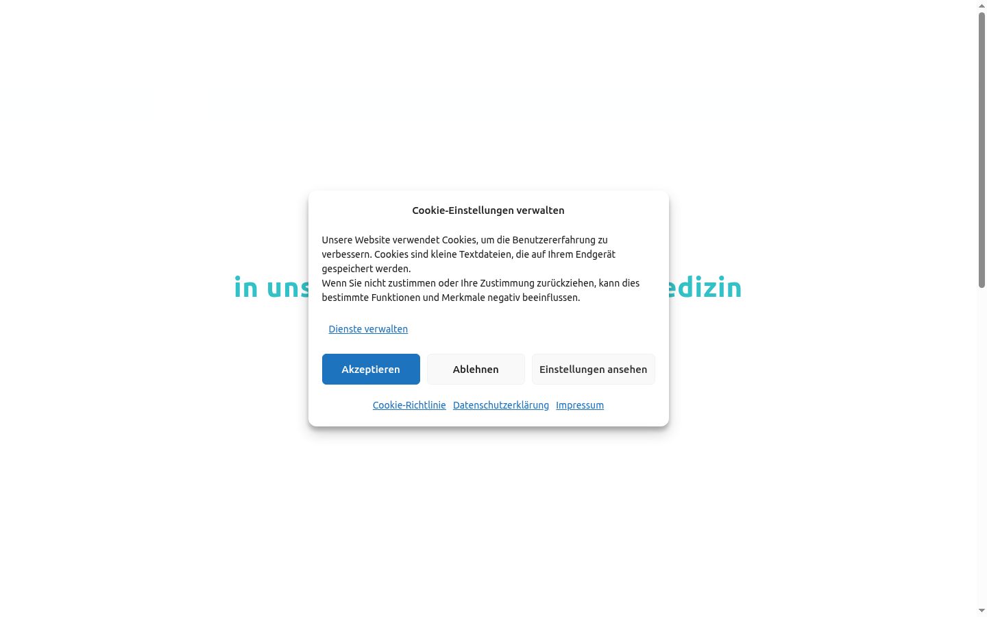 Zrzut ekranu banera zgody wyświetlanego przed jakąkolwiek interakcją
