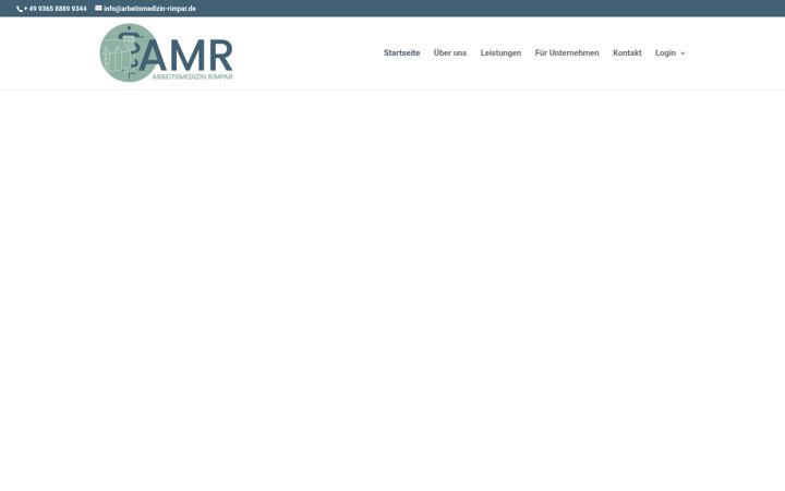 Captura de pantalla de arbeitsmedizin-rimpar.de