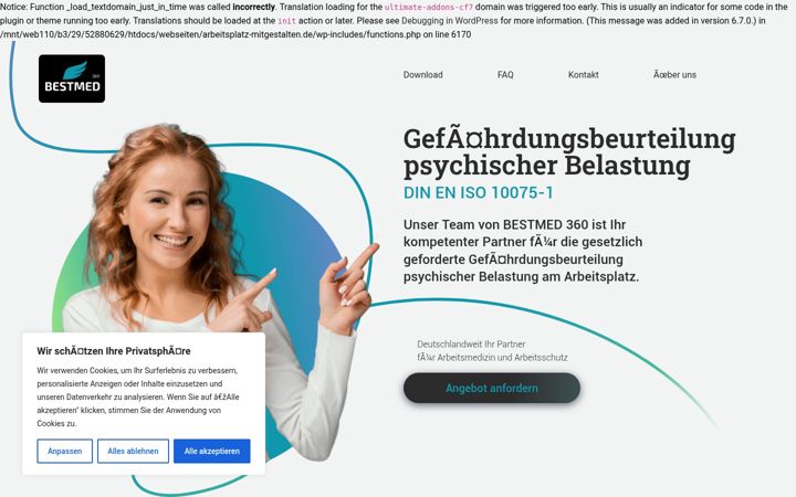 Captura de pantalla de arbeitsplatz-mitgestalten.de