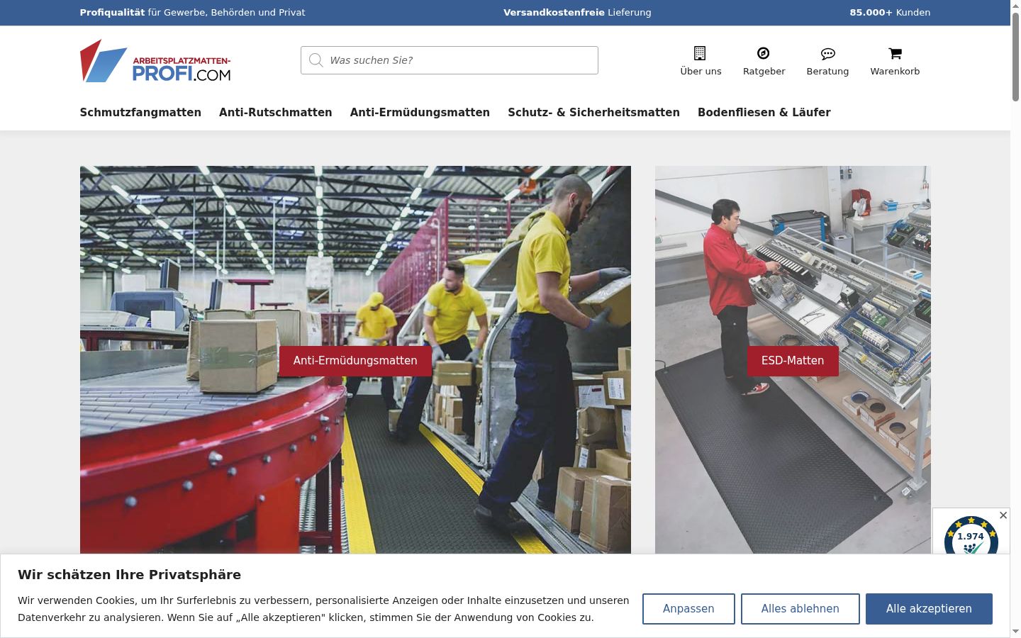 Zrzut ekranu banera zgody wyświetlanego przed jakąkolwiek interakcją