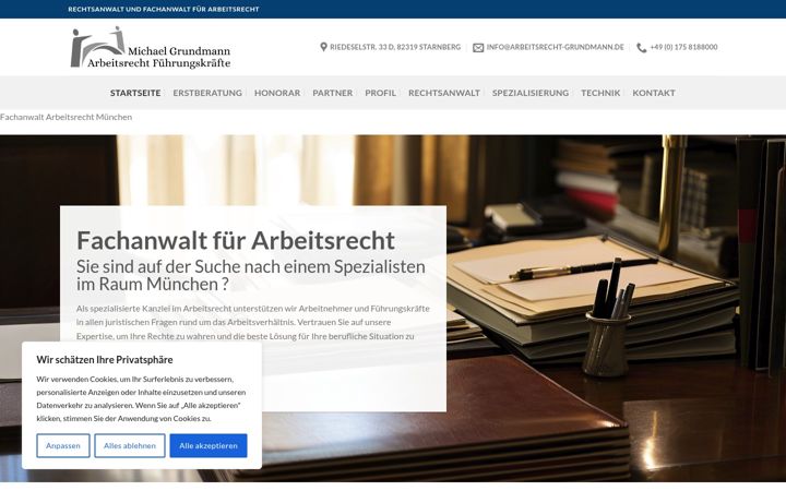 Captura de ecrã de arbeitsrecht-grundmann.de
