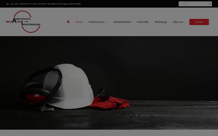 Screenshot ta' arbeitsschutz-michalski.de