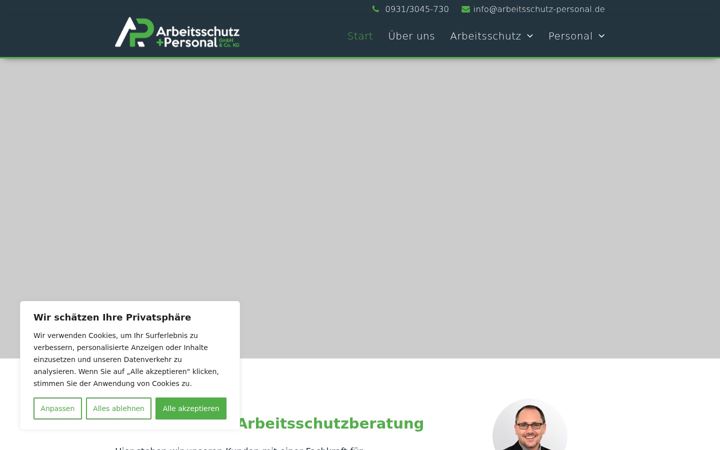 Ekrānuzņēmums no arbeitsschutz-personal.de