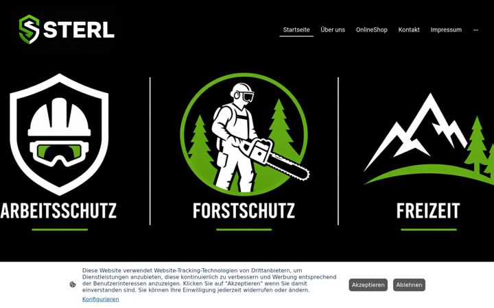 Screenshot of arbeitsschutz-sterl.de