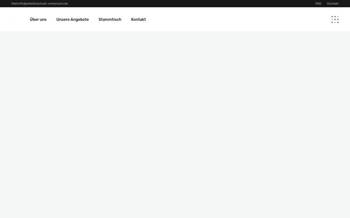 Screenshot of arbeitsschutz-universum.de