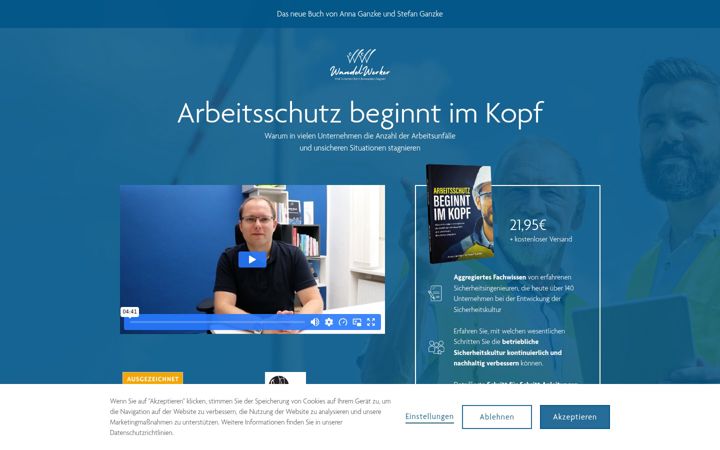 Screenshot of arbeitsschutzbuch.de