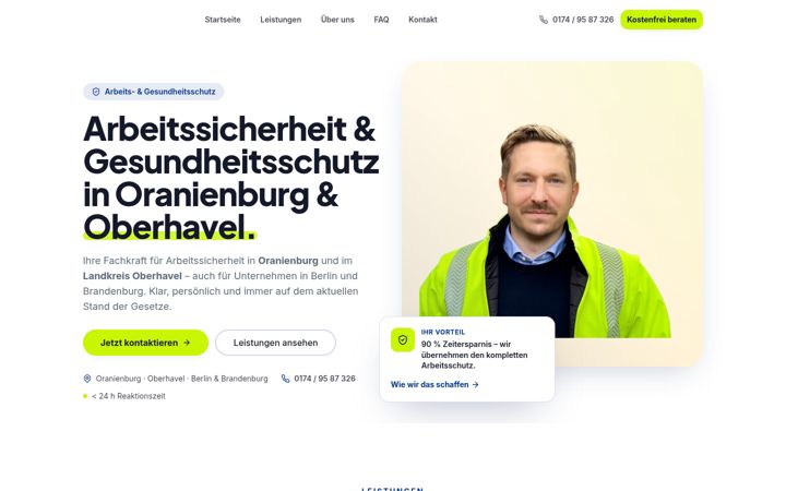 Captura de ecrã de arbeitssicherheit-letz.de