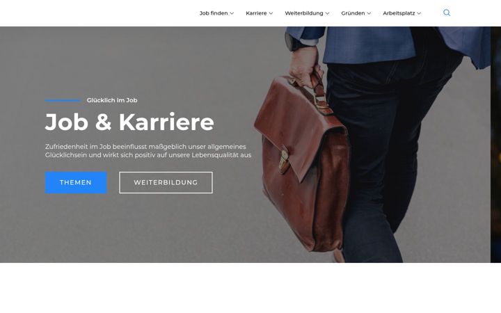 Screenshot of arbeitstraum.de