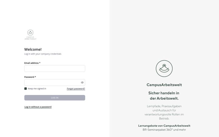 Screenshot of arbeitsweltakademie.de