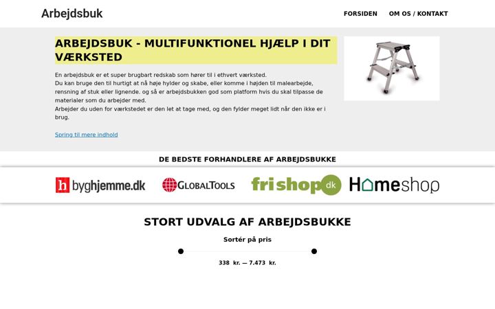 Screenshot of arbejdsbuk.dk