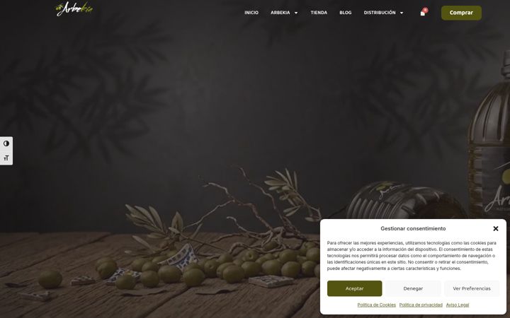 Screenshot of arbekia.com