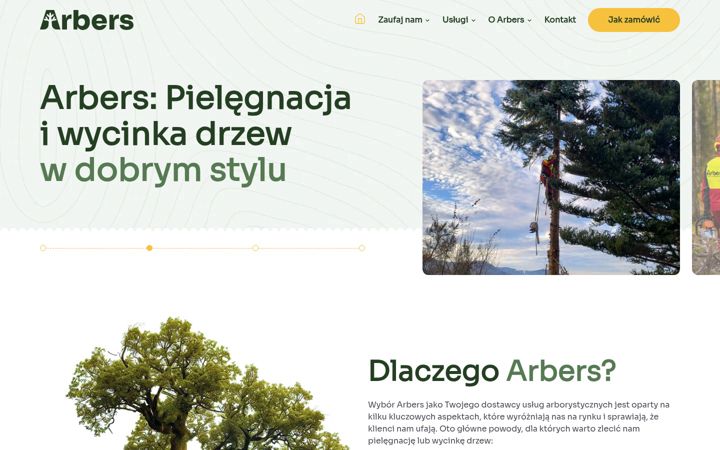 Képernyőkép: arbers.pl