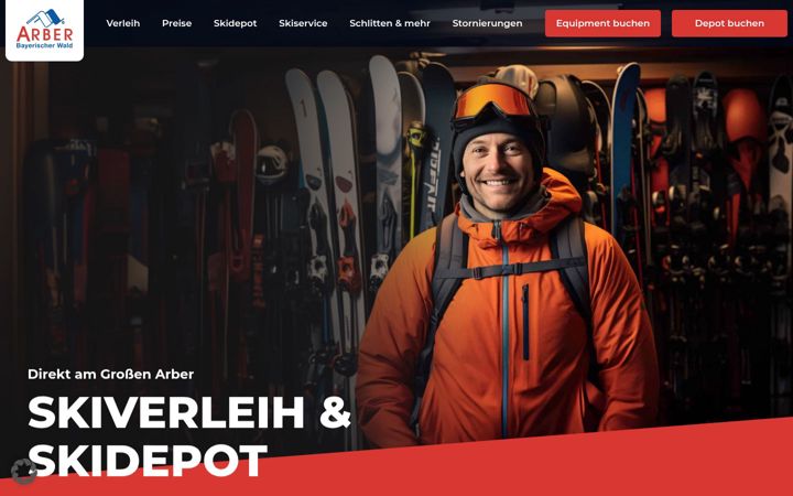 Screenshot of arberski.de