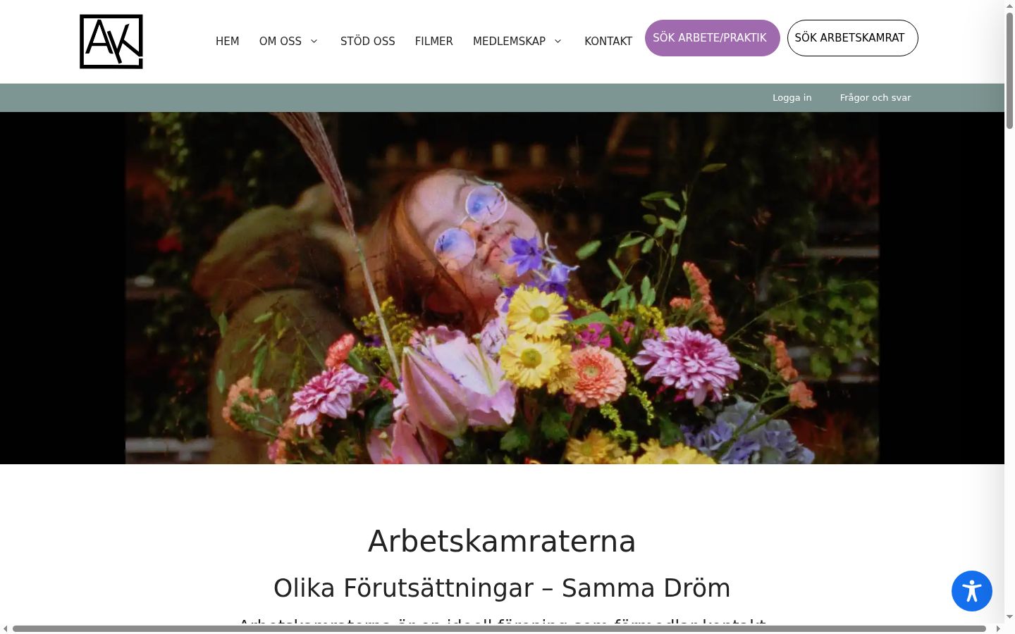 Skjermbilde av samtykkebanneret slik det vises før noen interaksjon
