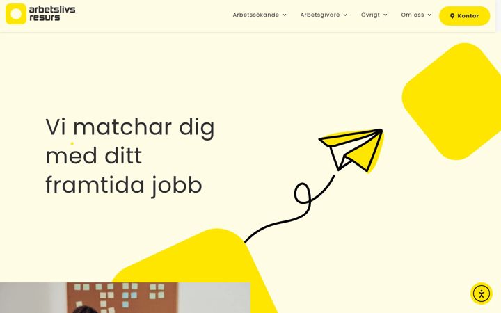 Screenshot of arbetslivsresurs.se