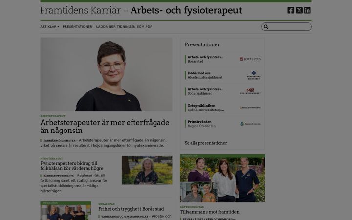 Screenshot di arbetsochfysioterapeut.se