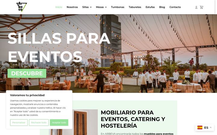 Screenshot di arbeva.es