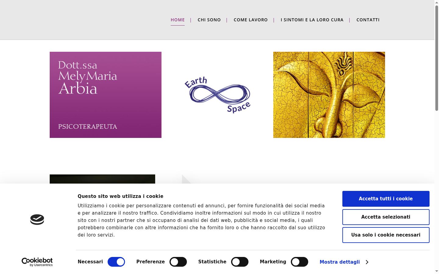 Captura de pantalla del banner de consentimiento mostrado antes de cualquier interacción
