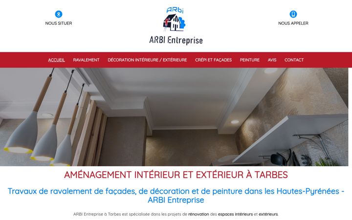 Screenshot of arbicrepipeinturefacade.fr
