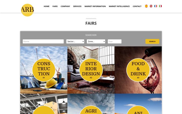Screenshot of arbinternational.es