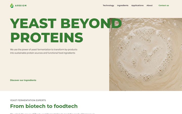 Screenshot of arbiom.com