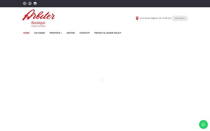 Screenshot of arbiterboutique.com