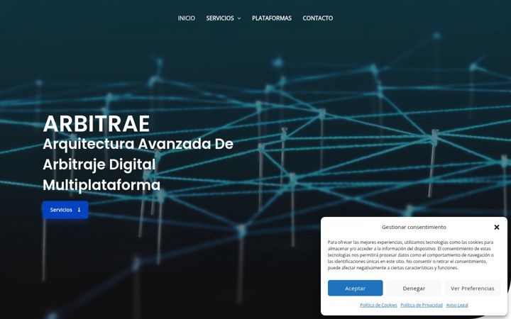 Screenshot of arbitrae.net