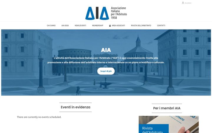 Screenshot of arbitratoaia.com