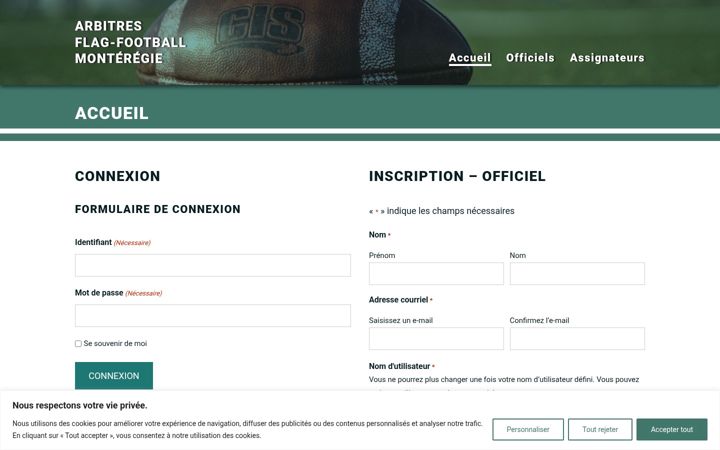 Screenshot ta' arbitresffm.com