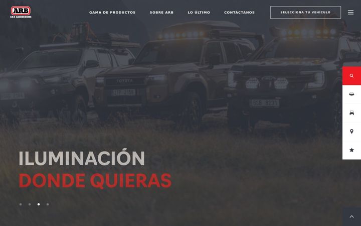 Screenshot van arblatinamerica.com