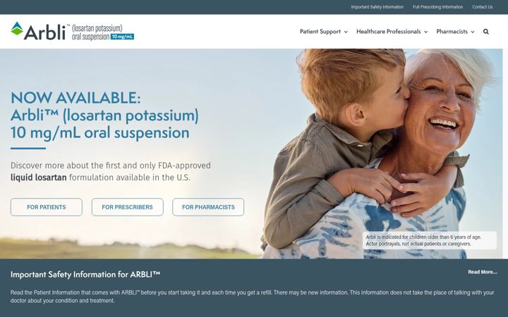 Screenshot of arbli.com