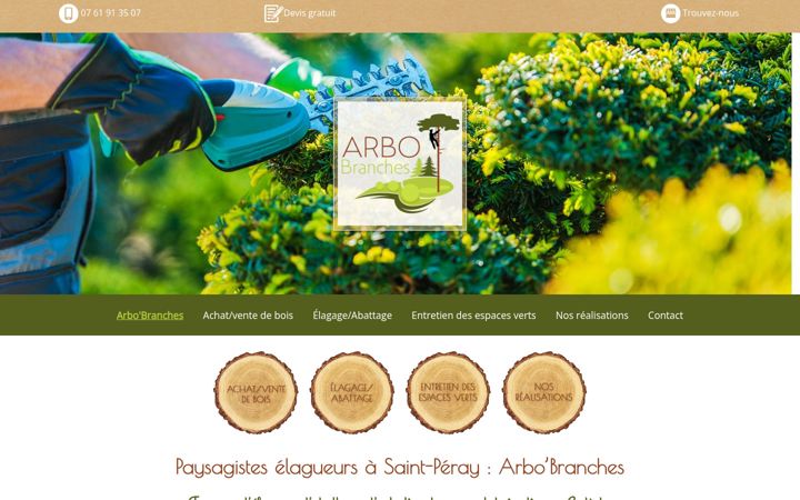 Screenshot ta' arbo-branches.fr