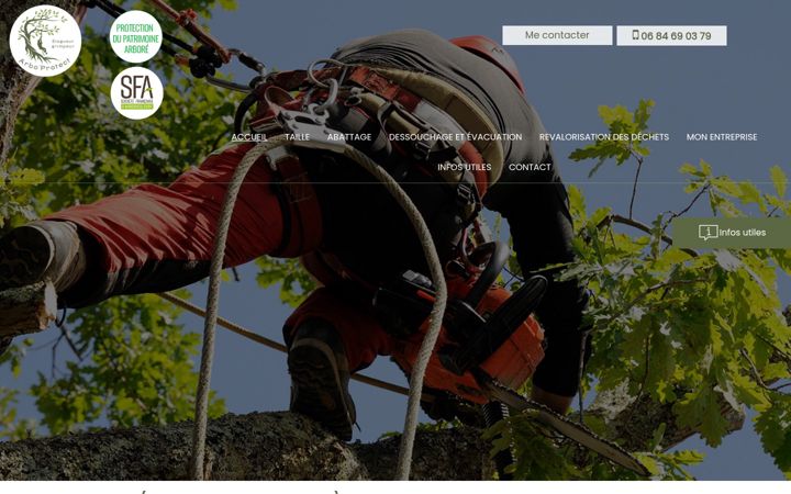 Screenshot of arbo-protect.fr