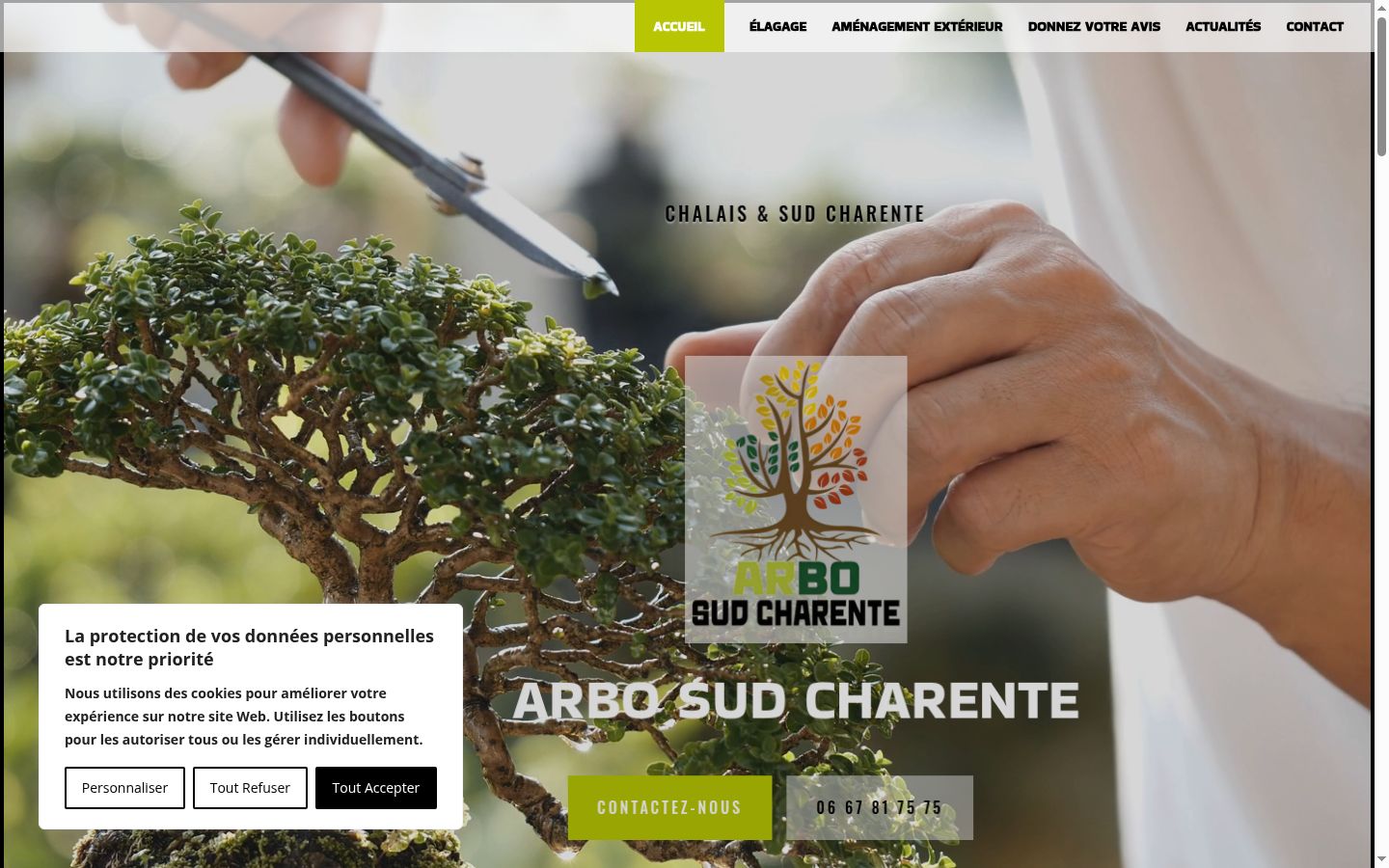 Screenshot tal-banner tal-kunsens muri qabel kwalunkwe interazzjoni