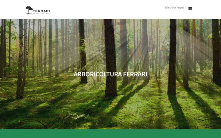Screenshot of arboferrari.com