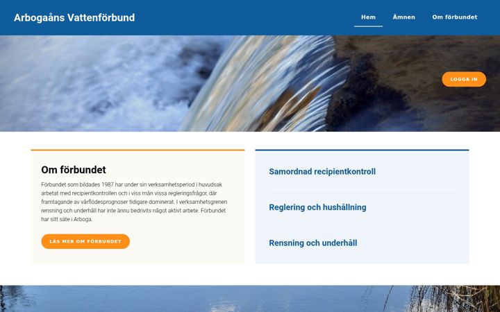 Screenshot of arbogaan.se