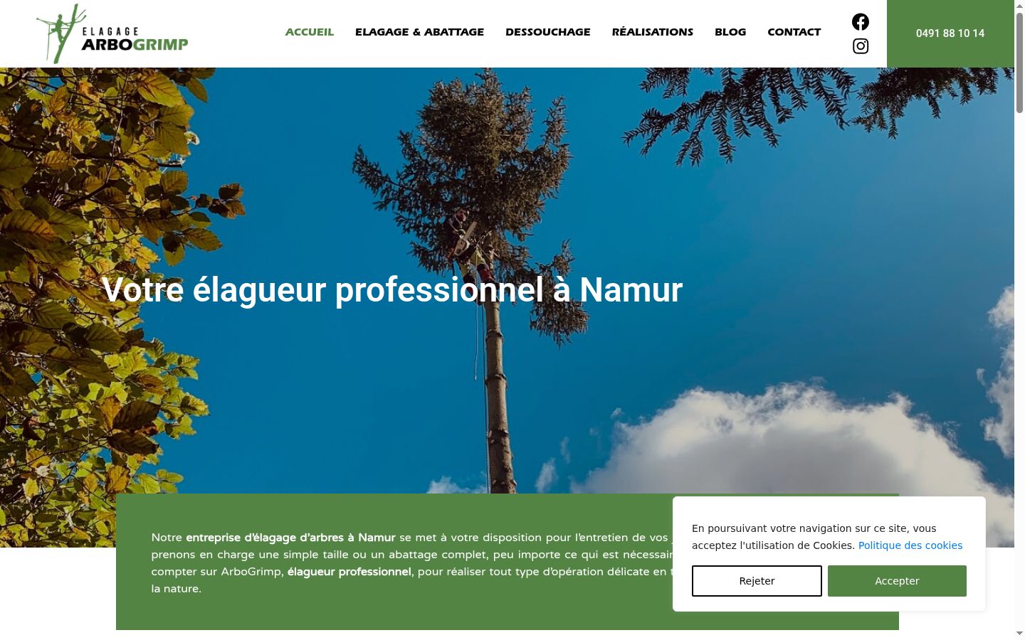 Screenshot tal-banner tal-kunsens muri qabel kwalunkwe interazzjoni
