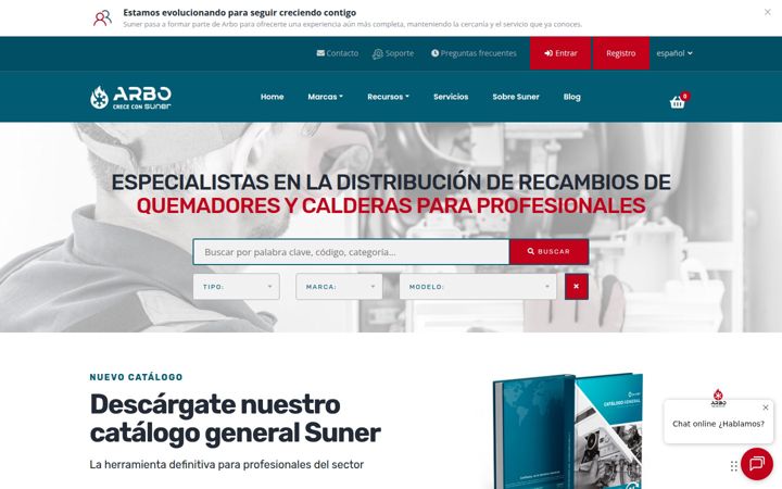 Snimka zaslona za arboiberica.com