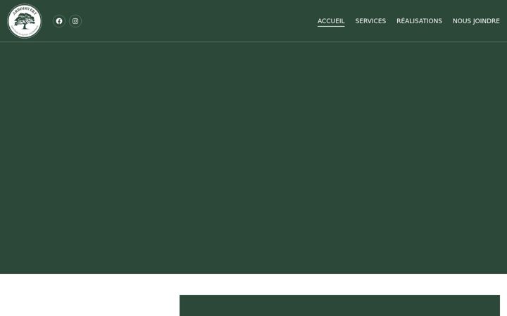 Screenshot ta' arboisvertinc.com