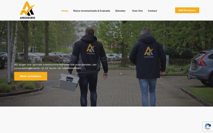 Screenshot of arbokeurig.nl