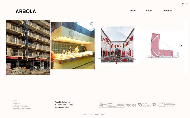 Screenshot of arbola.cc