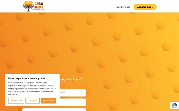 Screenshot of arbomdmf.ca