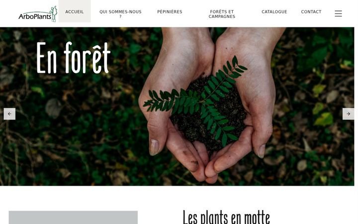 Snimka zaslona za arboplants.be