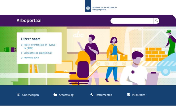 Screenshot of arboportaal.nl