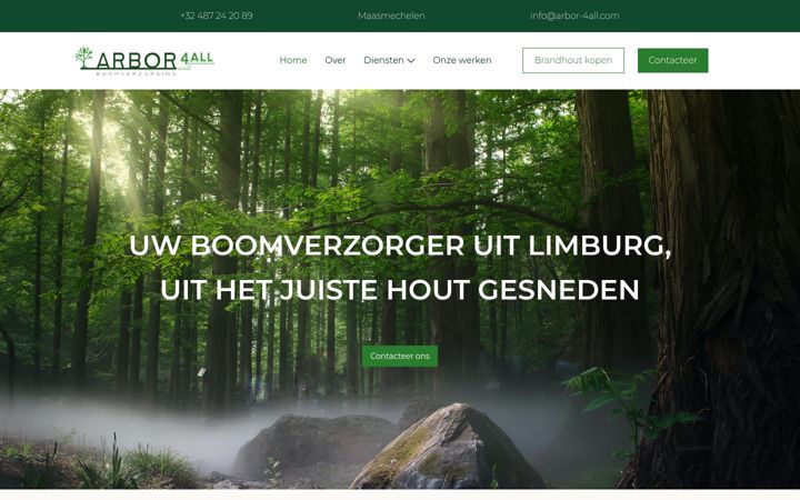 Screenshot of arbor-4all.be