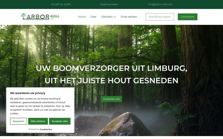 Screenshot of arbor-4all.com