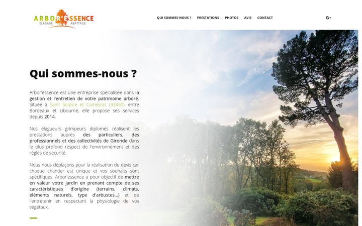 Screenshot of arbor-essence.fr