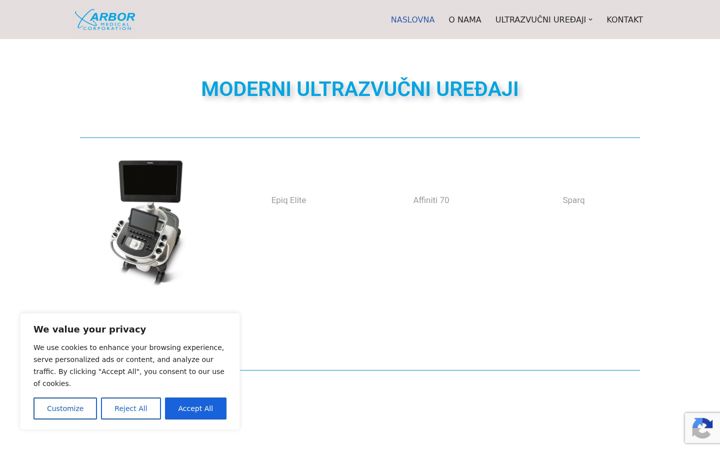 Screenshot von arbor-medical.hr